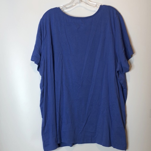 Roaman's Short Sleeve Open Weave Top 3X PLUS SIZE - Picture 8 of 8
